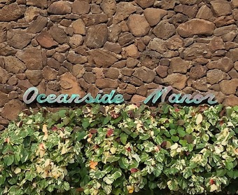 Oceanside Manor Sign