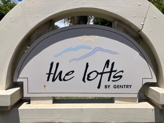 The Lofts by Gentry Sign