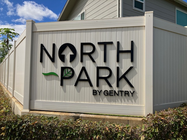 Ewa Gentry Northpark Sign