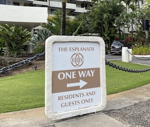 Esplanade Sign