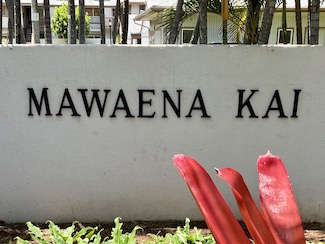 Mawaena Kai Sign