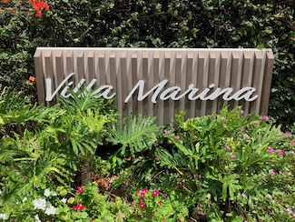 Villa Marina Sign