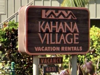 Kahana Village Sign