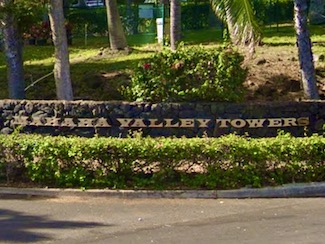 Makaha Valley Tower Sign