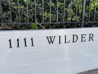 1111 Wilder Sign