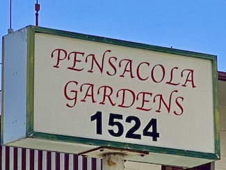Pensacola Gardens Sign