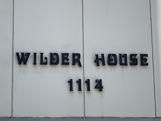 Wilder House Siign