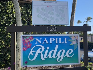 Napili Ridge Sign