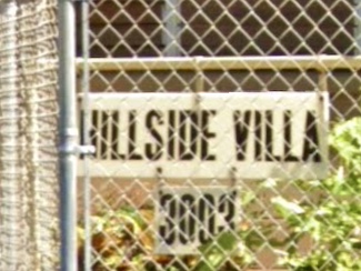 Hillside Villa Sign