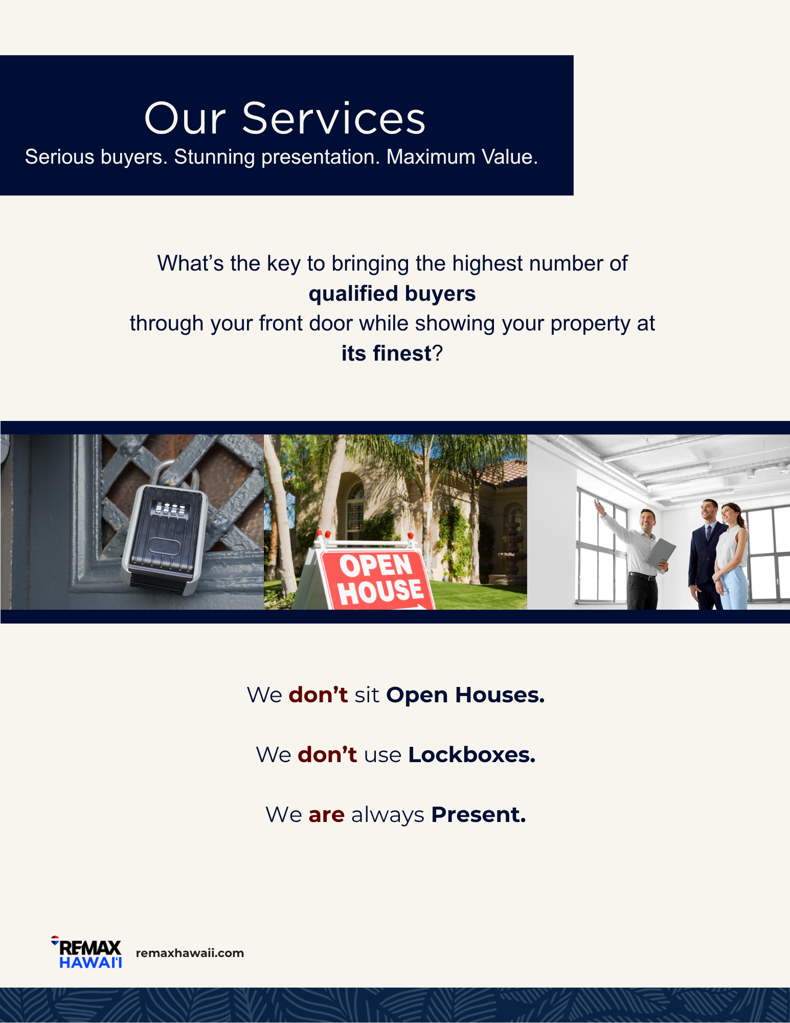 Lockboxes Don't Sell Homes