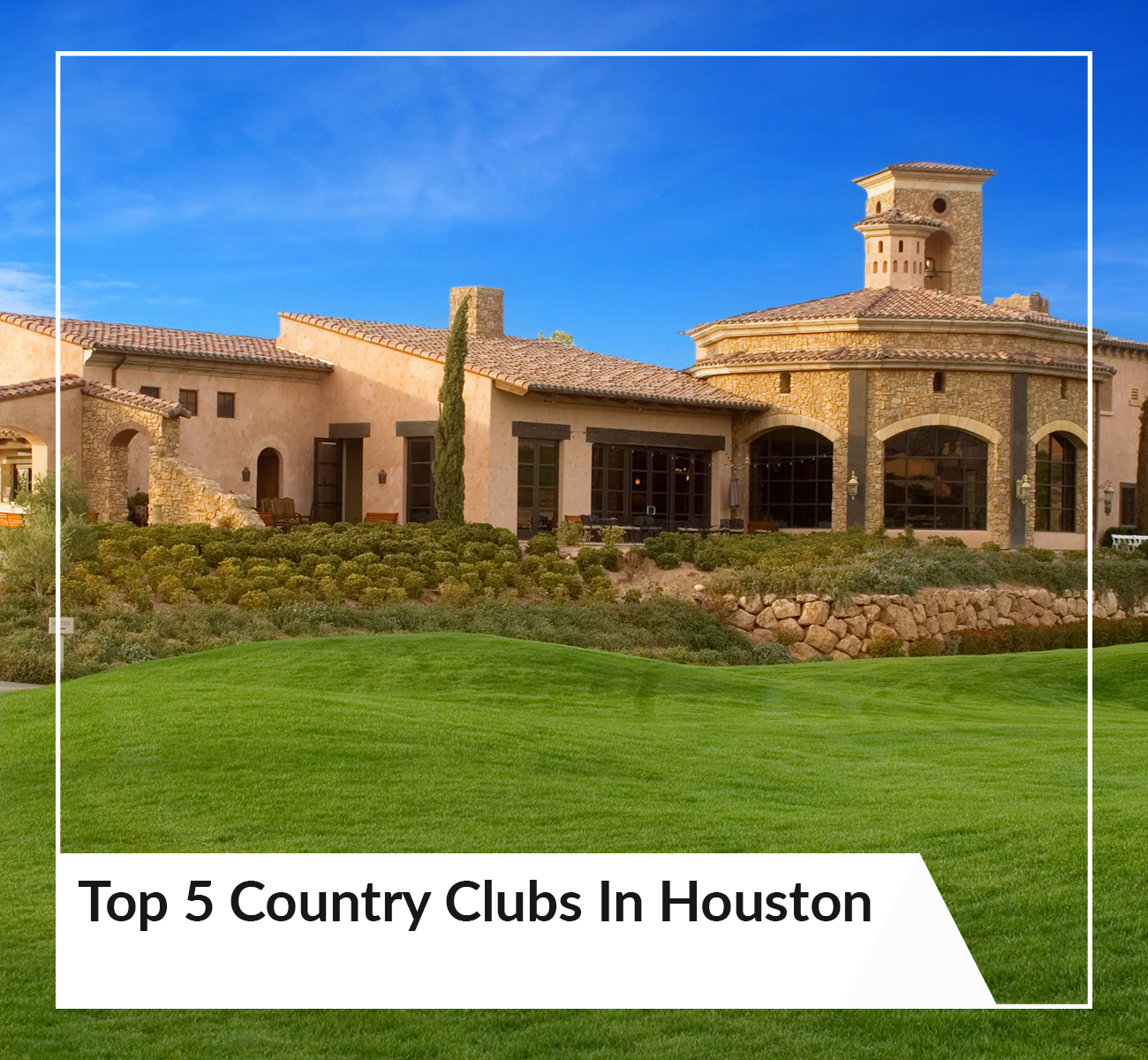 Top 5 Country Clubs In Houston