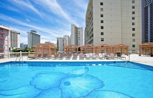 Island Colony Condos Waikiki Pool