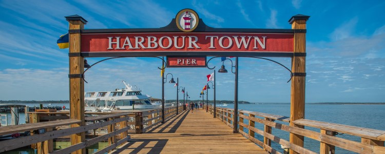 Harbour Town and Beach in Hilton Head, SC