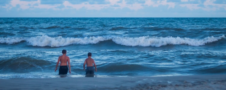 Swimming in the Ocean in Sea Pine Resort, Hilton Head