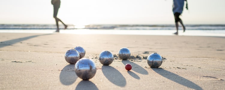 Bocce Ball at the Beach