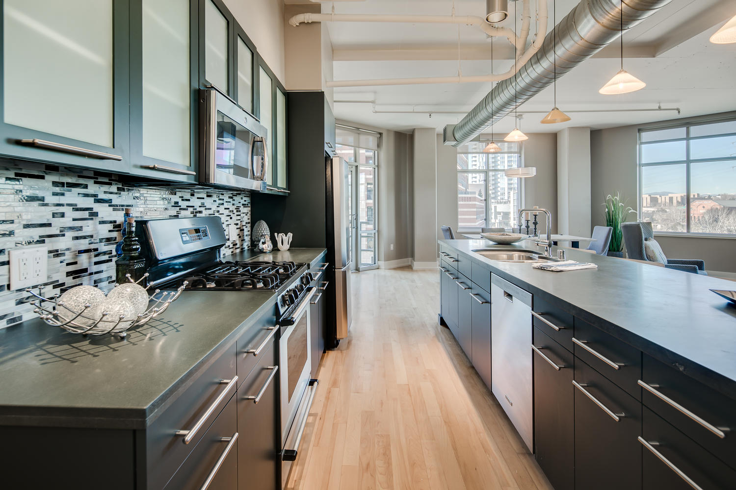 Kitchen | 1610 Little Raven #404, Denver, CO 80202 | Perfection on Riverfront Park!