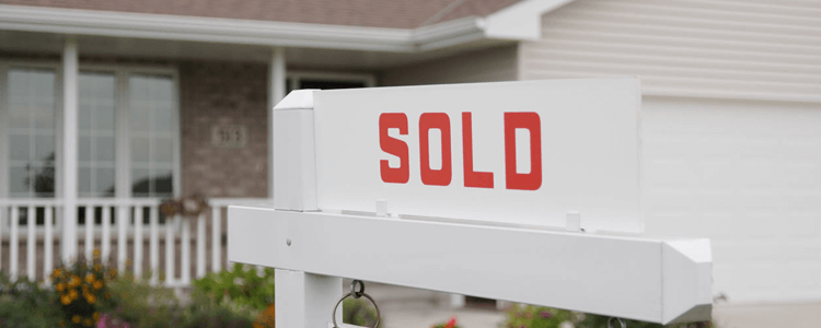 Sold sign Denver Colorado