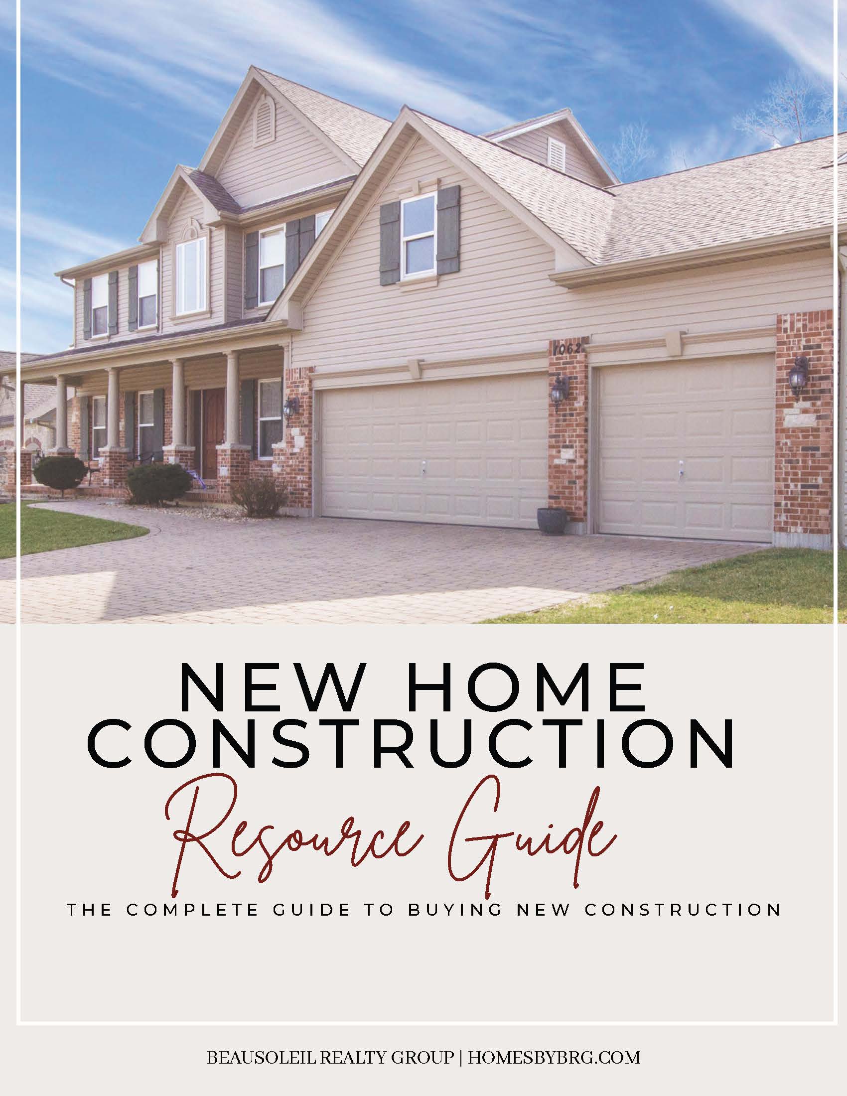 New Construction Home Guide – what to know before buying from a builder.