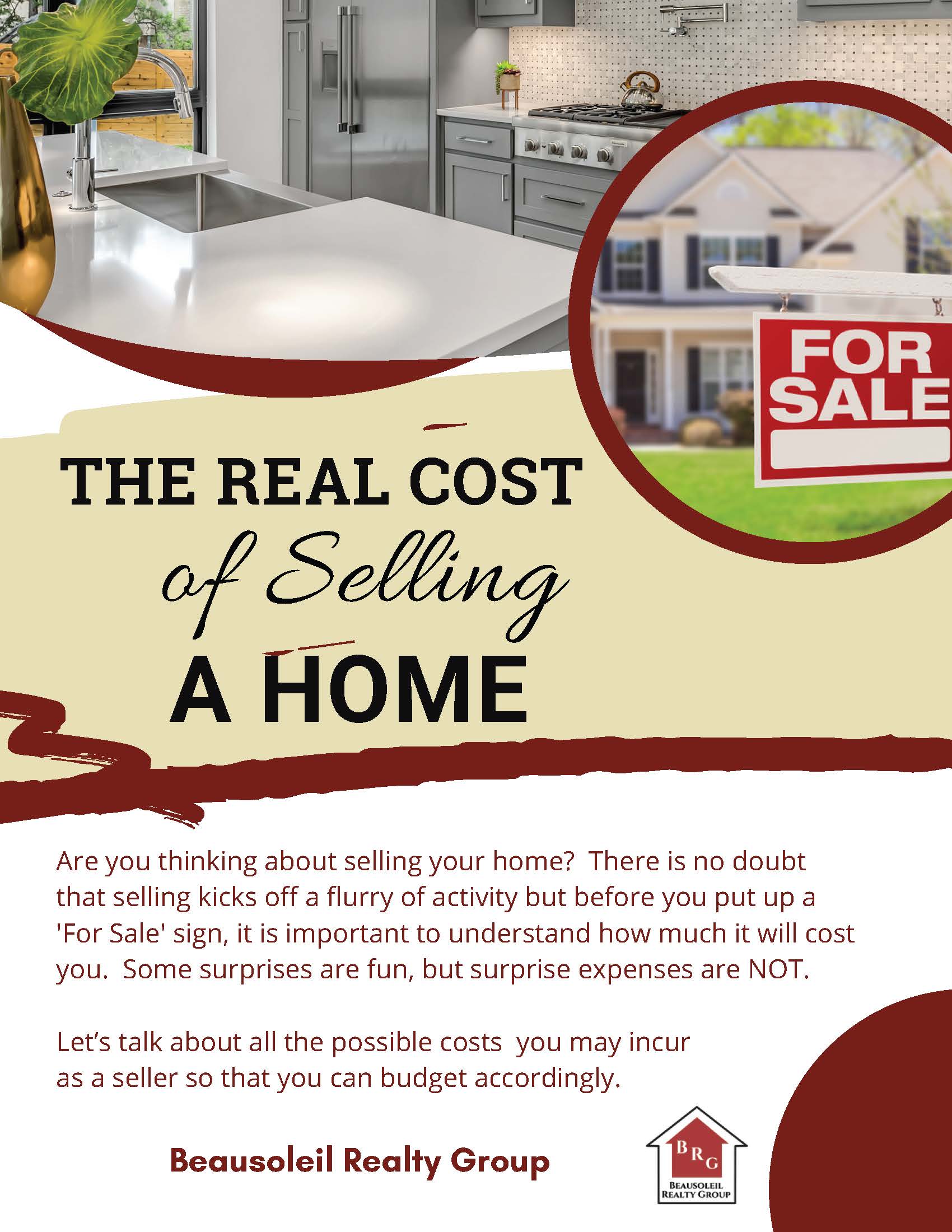 Understand the true cost of selling a home with our free seller guide.