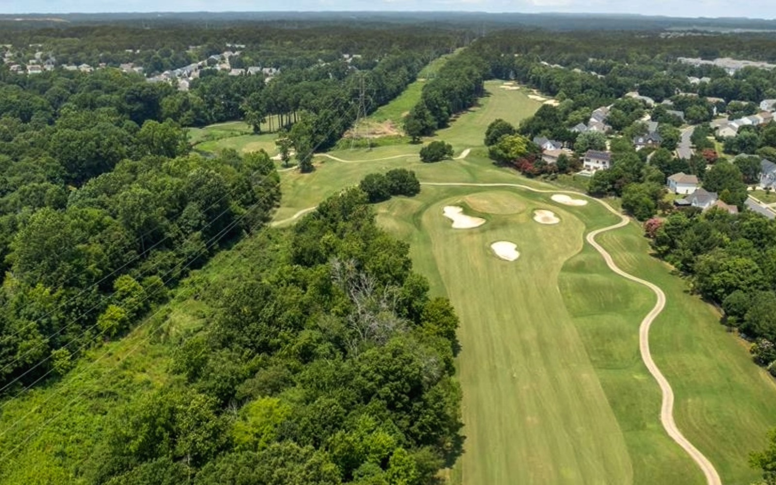 Highland Creek Golf Club course in Charlotte North Carolina