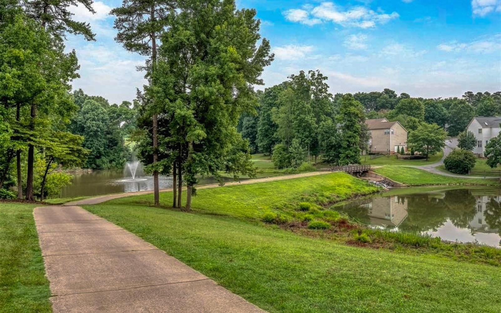 Golf path at Highland Creek Golf Club in Charlotte