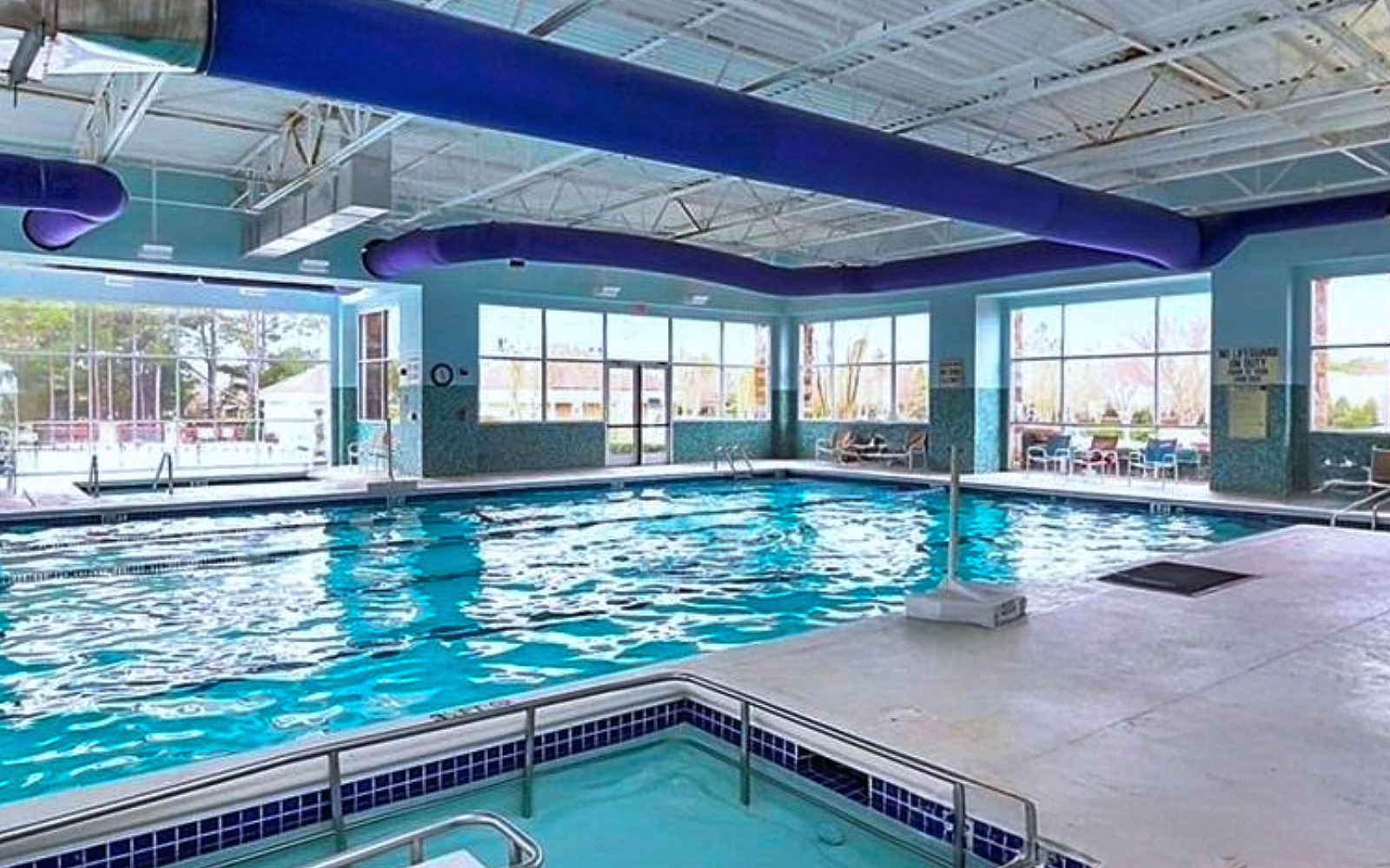 Indoor swimming pools at Sun City at Carolina Lakes