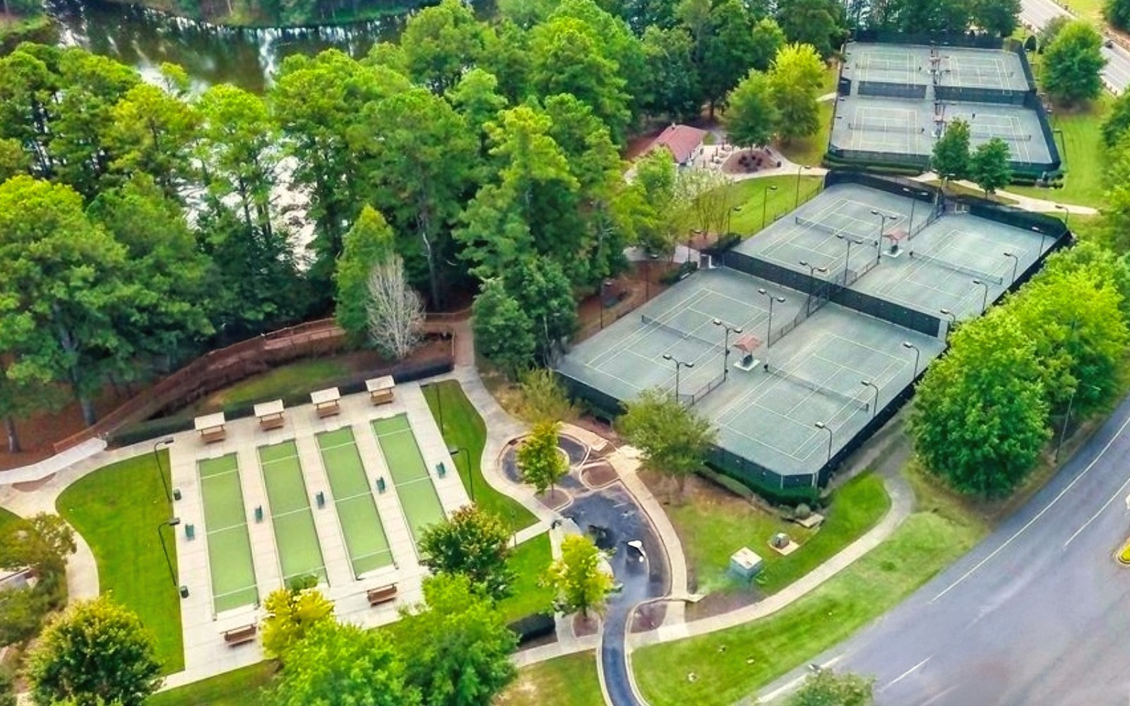 Sports courts at Sun City at Carolina Lakes Indian Land SC