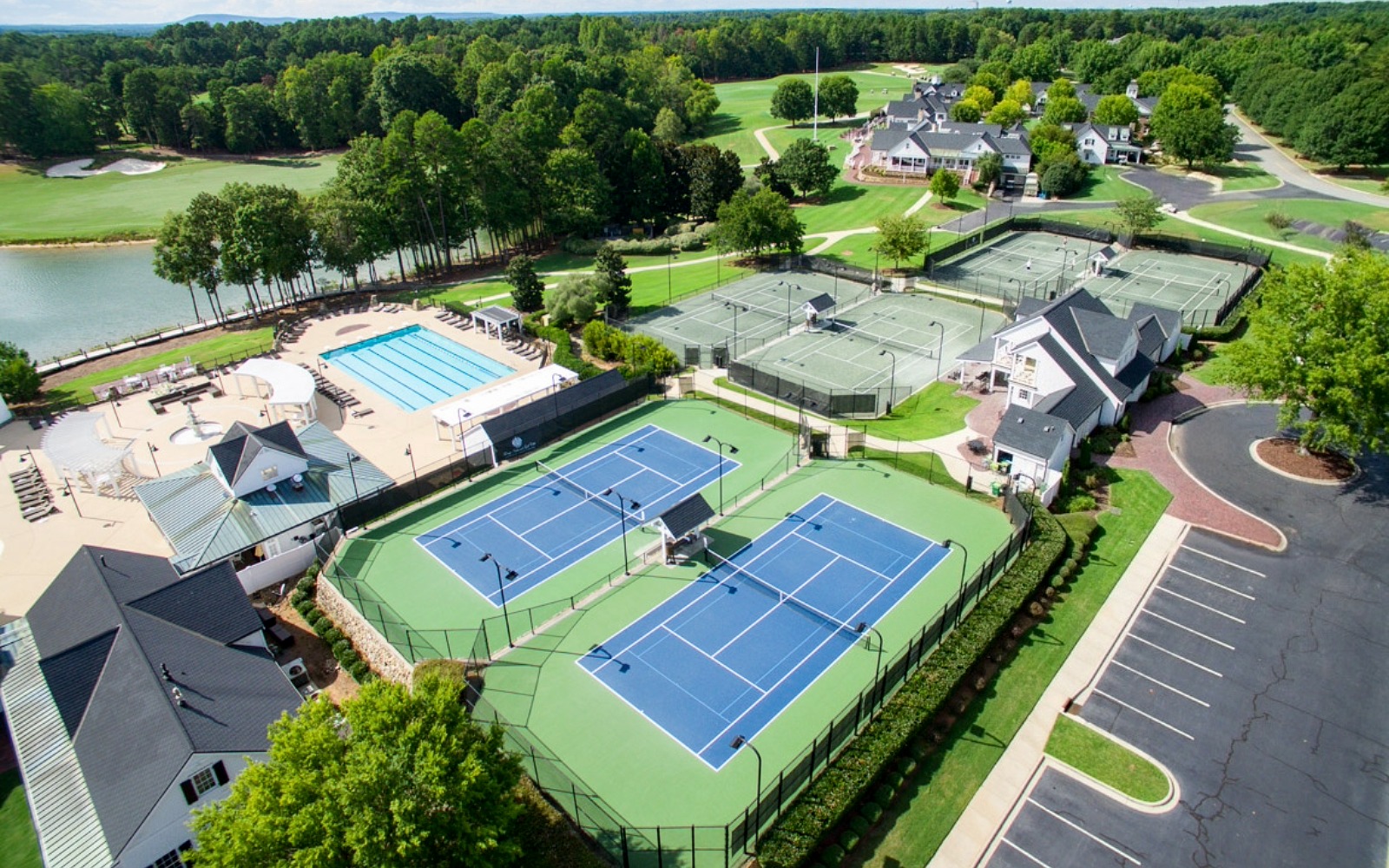 Amenity center at The Point on Lake Norman