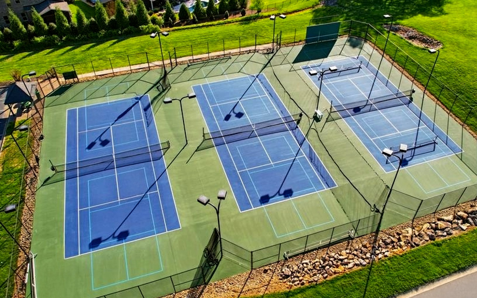 Verdict Ridge tennis courts in Denver North Carolina