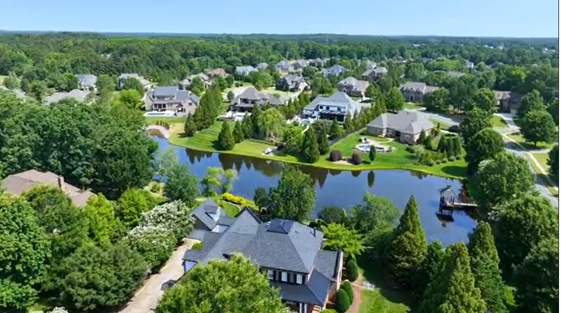 Gated residential community in Wesley Chapel North Carolina
