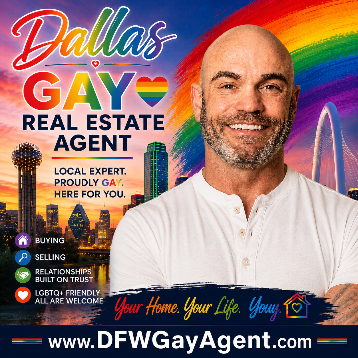 Dallas TX Gay REaltor Real Estate Agent Leslie Don Wilson