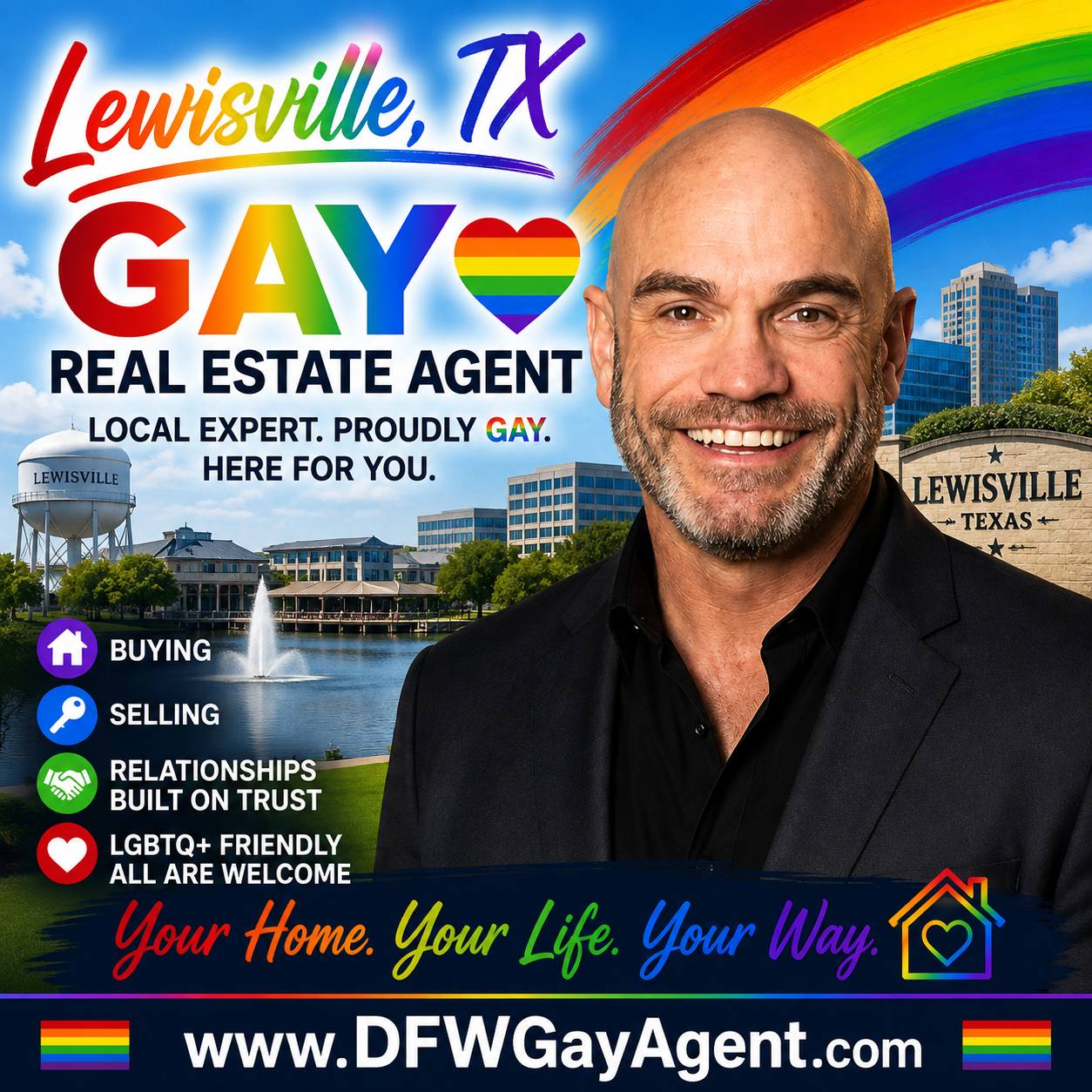 Lewisville TX Gay Real Estate Agent Realtor Leslie Don Wilson