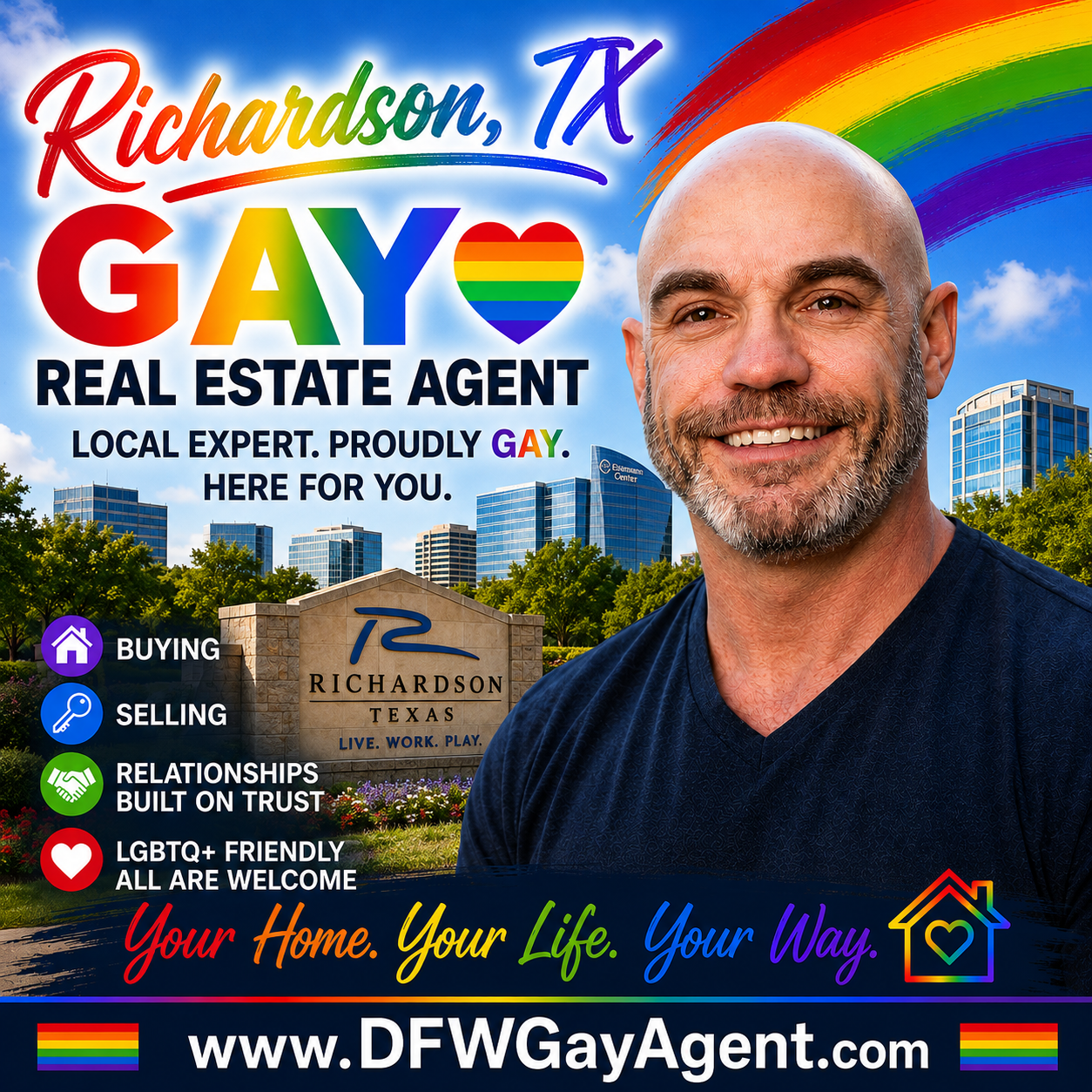 Richardson TX Gay Realtor Real Estate Agent Leslie Don Wilson