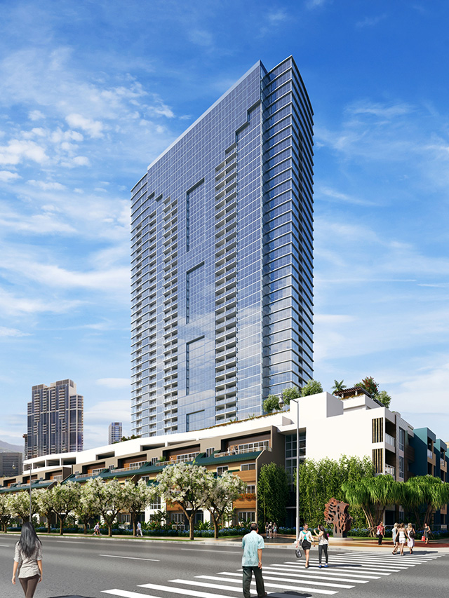 Keauhou Place Building Rendering