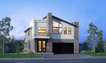 Steel Blue Contemporary Model