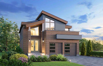 Contemporary Hillside Model