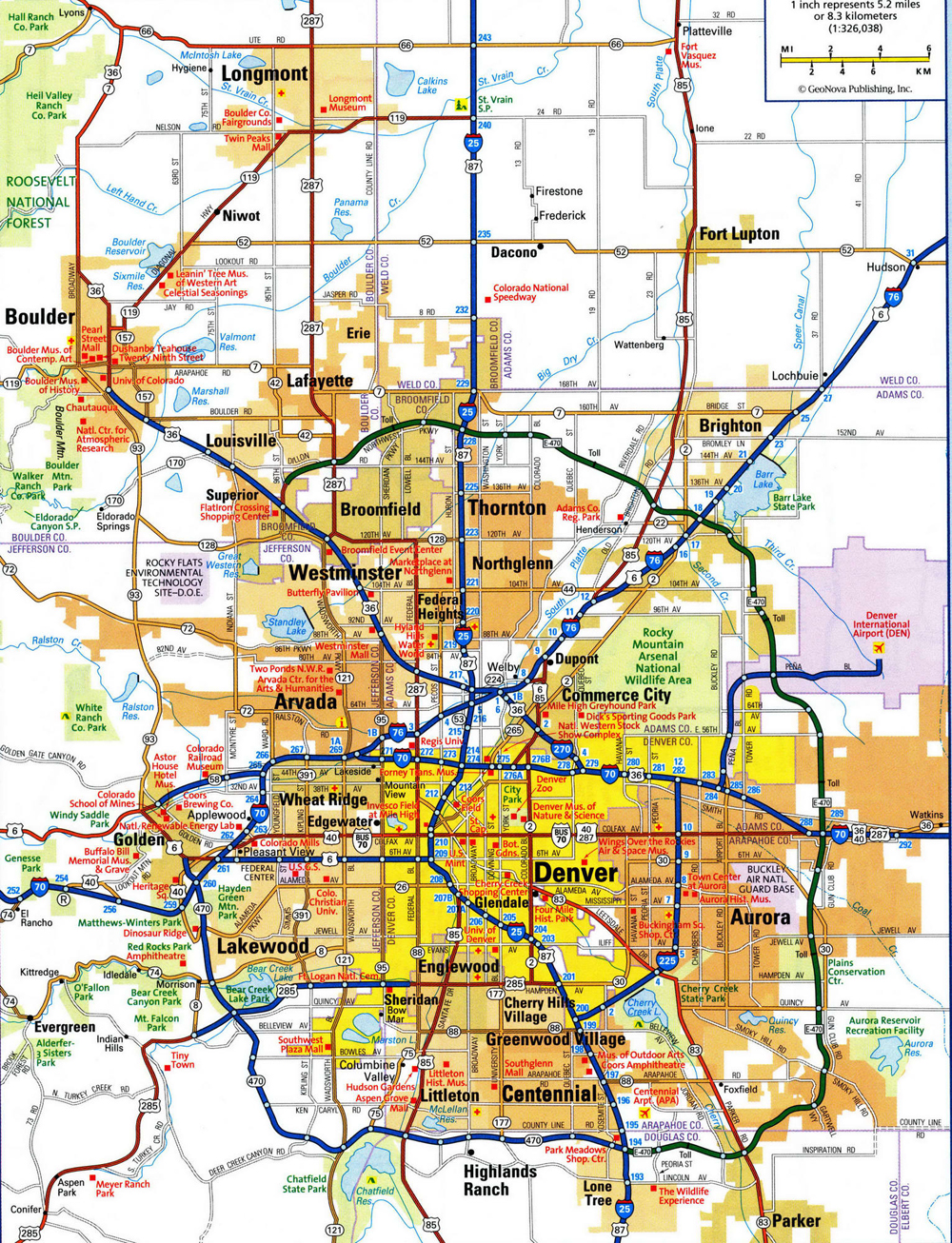 Denver Metro Map