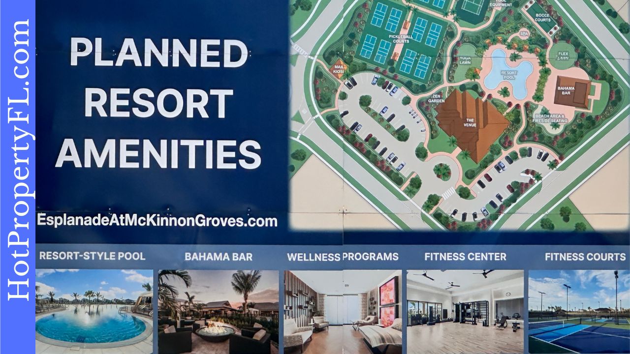 Ammenities at esplanade at mckinnon groves