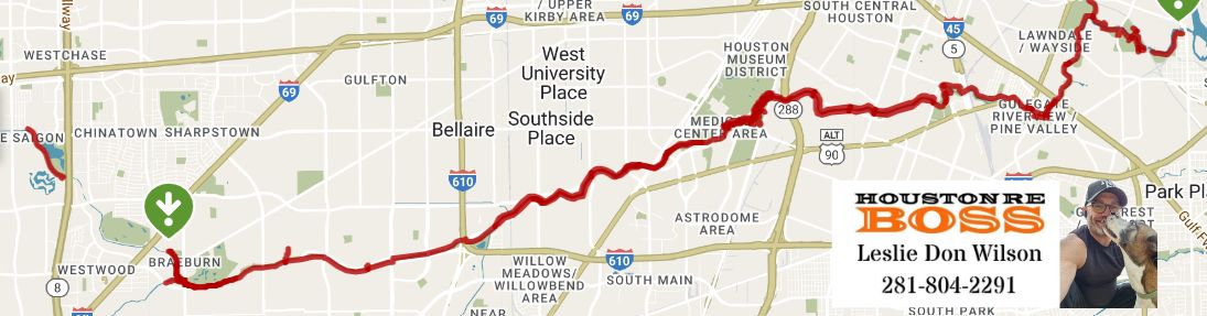 Museum District - Brays Bayou Greenway Trail - Houston Real Estate BOSS