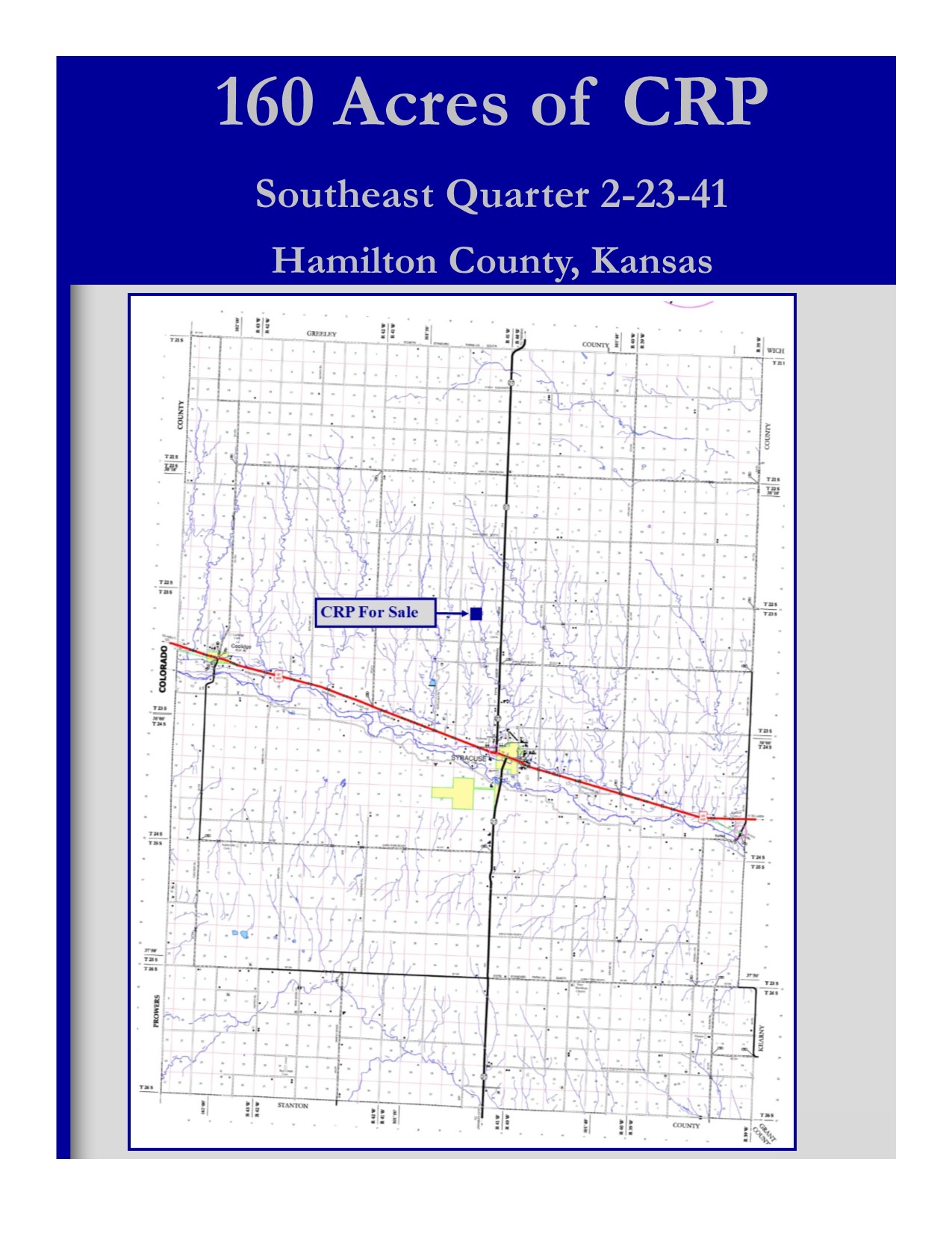 160 Acres of Hamilton Co CRP