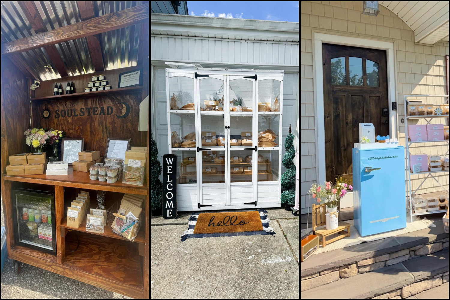 SoulStead Stand, Three Little Loaves, and Gi's Sweets.