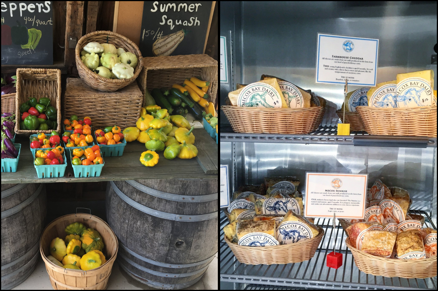 Deep Roots Farm and Mecox Bay Dairy Farm Stands