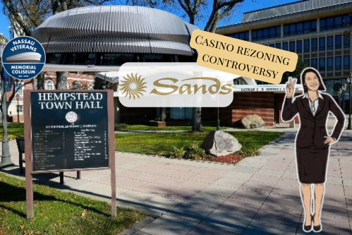 Casino Rezoning Controversy at Hempstead Town Hall Hearing