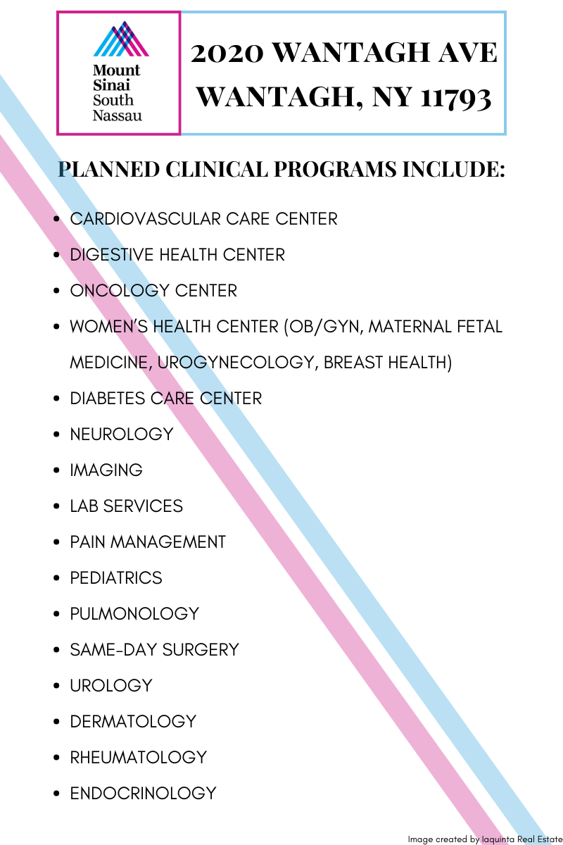 Clinical Programs Planned for 2020 Wantagh Ave