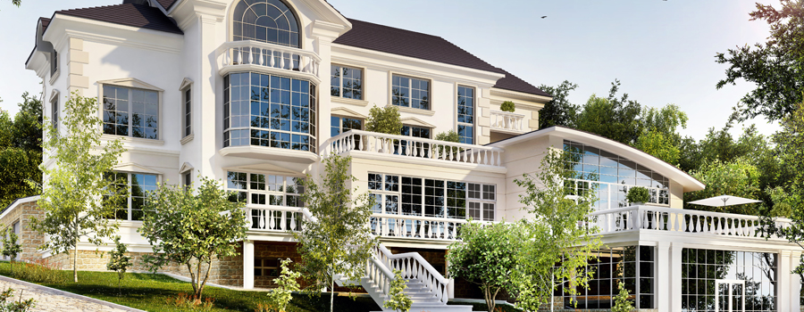 Thriving Real Estate Market - Mansion