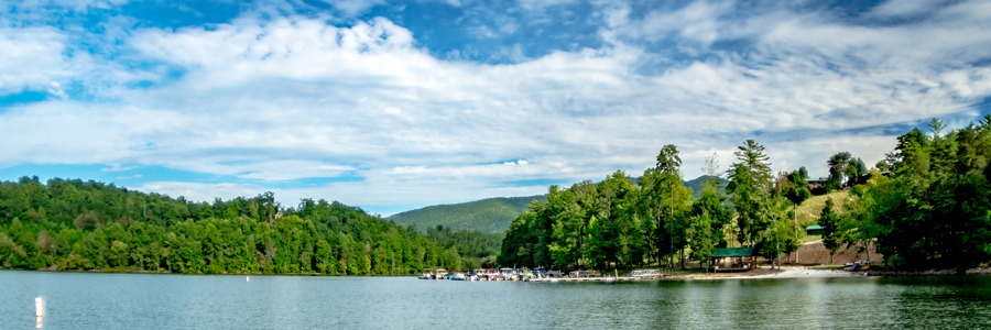 Lake James State Park in North Carolina