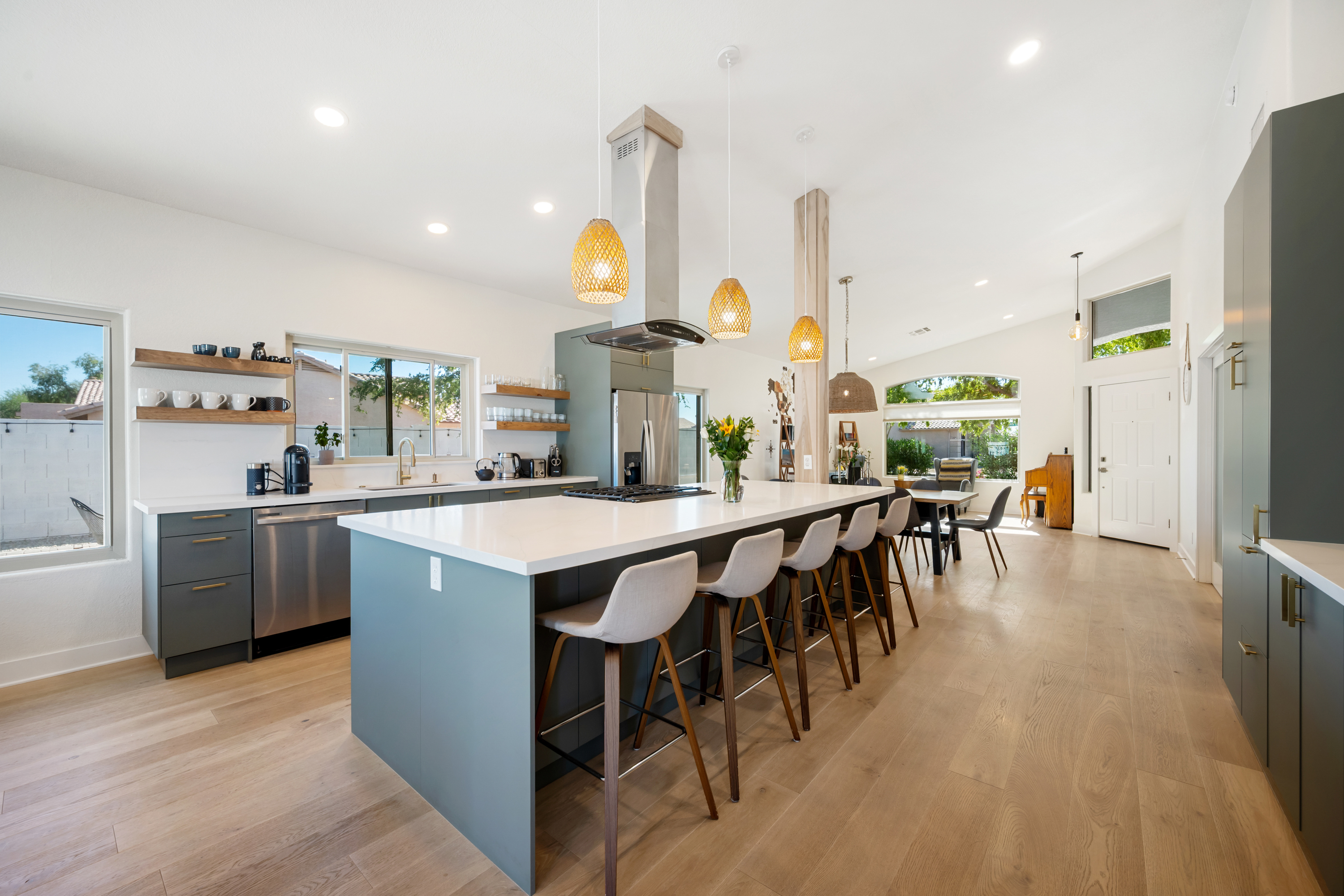 Beautifully Update Kitchen with open concept living