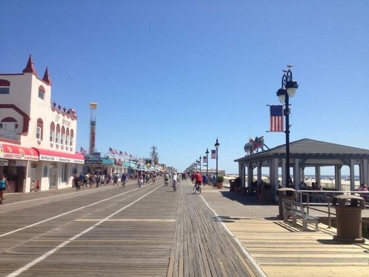 The boardwalk at Ocean City, New Jersey