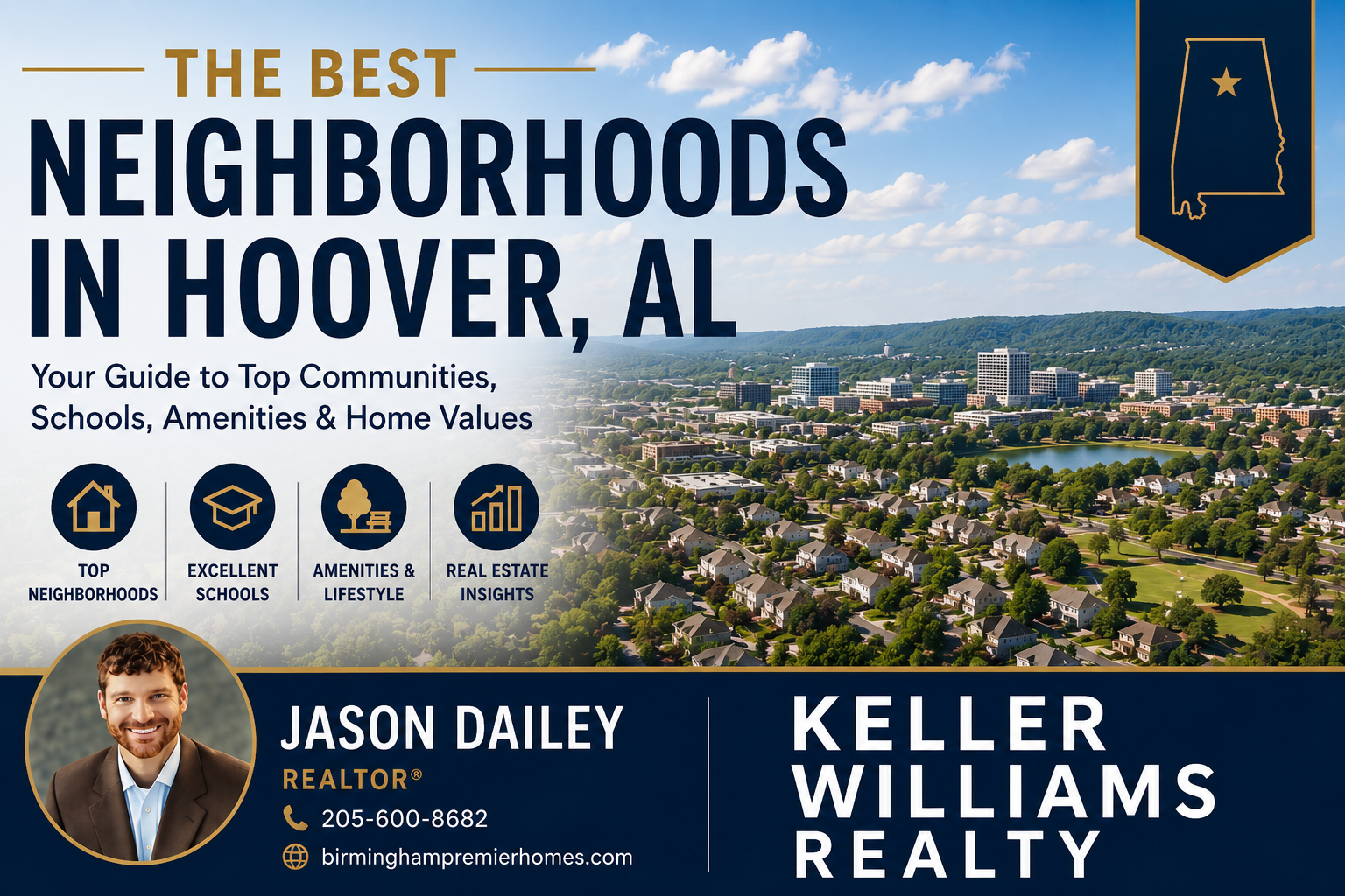 Best neighborhoods in Hoover, Alabama, featuring a Hoover residential community and local lifestyle amenities