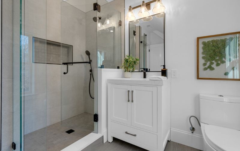 Use the bathroom before an open house